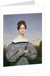 Portrait of Louise Vernet Daughter of the Artist by Emile Jean Horace Vernet
