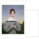Portrait of Louise Vernet Daughter of the Artist by Emile Jean Horace Vernet