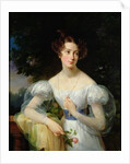 Portrait of Hortense Ballu, future Madame Alphonse Jacob-Desmalter, c.1832-37 by Antoinette Cecile Hortense Lescot Haudebourt