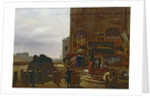 Selling Paintings Outside the Institut de France, 1837 by Guillaume Frederic Ronmy