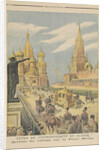 Celebration for the Coronation of Tsar Nicolas II Arrival of the Cortege in Red Square by Henri Meyer