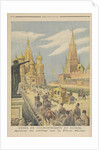 Celebration for the Coronation of Tsar Nicolas II Arrival of the Cortege in Red Square by Henri Meyer