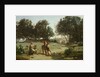 Homer and the Shepherds in a Landscape, 1845 by Jean Baptiste Camille Corot