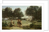 Homer and the Shepherds in a Landscape, 1845 by Jean Baptiste Camille Corot