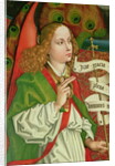 Detail of the Archangel Gabriel by Martin Schongauer
