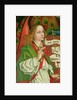 Detail of the Archangel Gabriel by Martin Schongauer