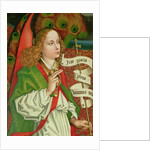 Detail of the Archangel Gabriel by Martin Schongauer