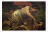 Samson and the Lion by Luca Giordano