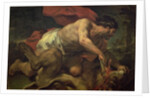 Samson and the Lion by Luca Giordano