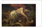 Samson and the Lion by Luca Giordano