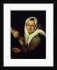 An Old Woman Spinning by Bartolome Esteban Murillo