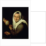 An Old Woman Spinning by Bartolome Esteban Murillo