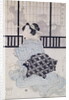 A Courtisan with a Shamisen by Kikukawa Eizan