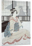 Seated Courtesan by Kikukawa Eizan