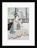 Seated Courtesan by Kikukawa Eizan