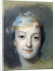 Portrait of Marie Fel 1757 by Maurice Quentin de la Tour