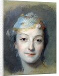 Portrait of Marie Fel 1757 by Maurice Quentin de la Tour