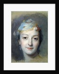 Portrait of Marie Fel 1757 by Maurice Quentin de la Tour