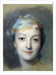 Portrait of Marie Fel 1757 by Maurice Quentin de la Tour