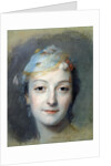 Portrait of Marie Fel 1757 by Maurice Quentin de la Tour