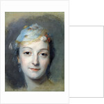 Portrait of Marie Fel 1757 by Maurice Quentin de la Tour