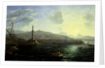The Port of Genoa, Sea View by Claude Lorrain