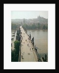 View of the Charles Bridge over the River Vltava by French Photographer
