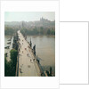 View of the Charles Bridge over the River Vltava by French Photographer