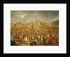The Grand Place during Mardi Gras, Cambrai, 1765 by Antoine Francois Saint-Aubert