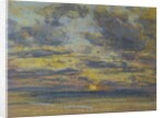 Study of the Sky with Setting Sun, c.1862-70 by Eugene Louis Boudin