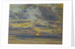 Study of the Sky with Setting Sun, c.1862-70 by Eugene Louis Boudin