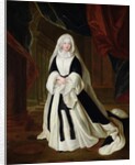 Portrait of Louis-Francoise de Bourbon Mademoiselle de Nantes in Mourning Clothes, after 1710 by Louis de (after) Silvestre