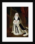 Portrait of Louis-Francoise de Bourbon Mademoiselle de Nantes in Mourning Clothes, after 1710 by Louis de (after) Silvestre