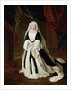 Portrait of Louis-Francoise de Bourbon Mademoiselle de Nantes in Mourning Clothes, after 1710 by Louis de (after) Silvestre