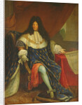 louis XIV Holding a Plan of the Maison Royale de Saint-Cyr by French School