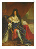 louis XIV Holding a Plan of the Maison Royale de Saint-Cyr by French School