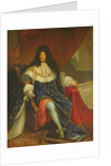 louis XIV Holding a Plan of the Maison Royale de Saint-Cyr by French School
