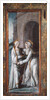 The Visitation, left hand panel from a triptych by French School