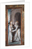 The Visitation, left hand panel from a triptych by French School