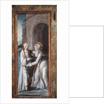 The Visitation, left hand panel from a triptych by French School
