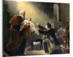 Elijah Resuscitating the Son of the Widow of Sarepta by Louis Hersent