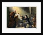 Elijah Resuscitating the Son of the Widow of Sarepta by Louis Hersent