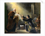Elijah Resuscitating the Son of the Widow of Sarepta by Louis Hersent