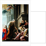 St. Anne, Accompanied by the Virgin Mary, Giving Alms by Pierre Poncet