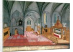 Interior of the Church by Louise Madelaine (after) Cochin