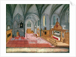 Interior of the Church by Louise Madelaine (after) Cochin