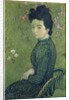Portrait of Eva Meurier in a Green Dress, 1891 by Maurice Denis