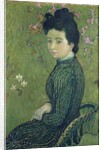 Portrait of Eva Meurier in a Green Dress, 1891 by Maurice Denis