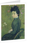 Portrait of Eva Meurier in a Green Dress, 1891 by Maurice Denis