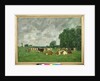Pasture in Fervaques or, Cows in a Pasture, 1874 by Eugene Louis Boudin